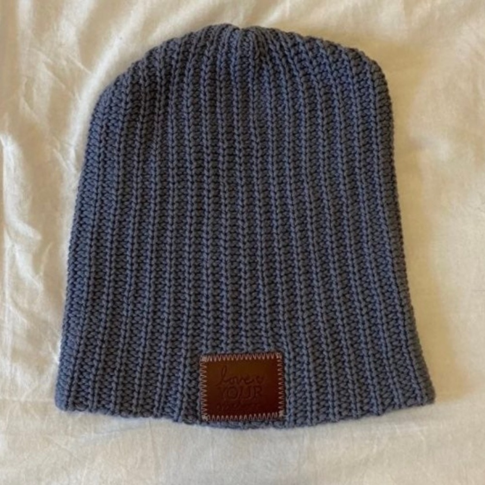 Blue/grey LYM beanie